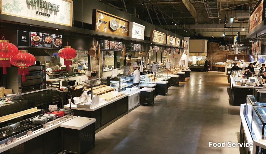 Korea Mega Mart Food Court