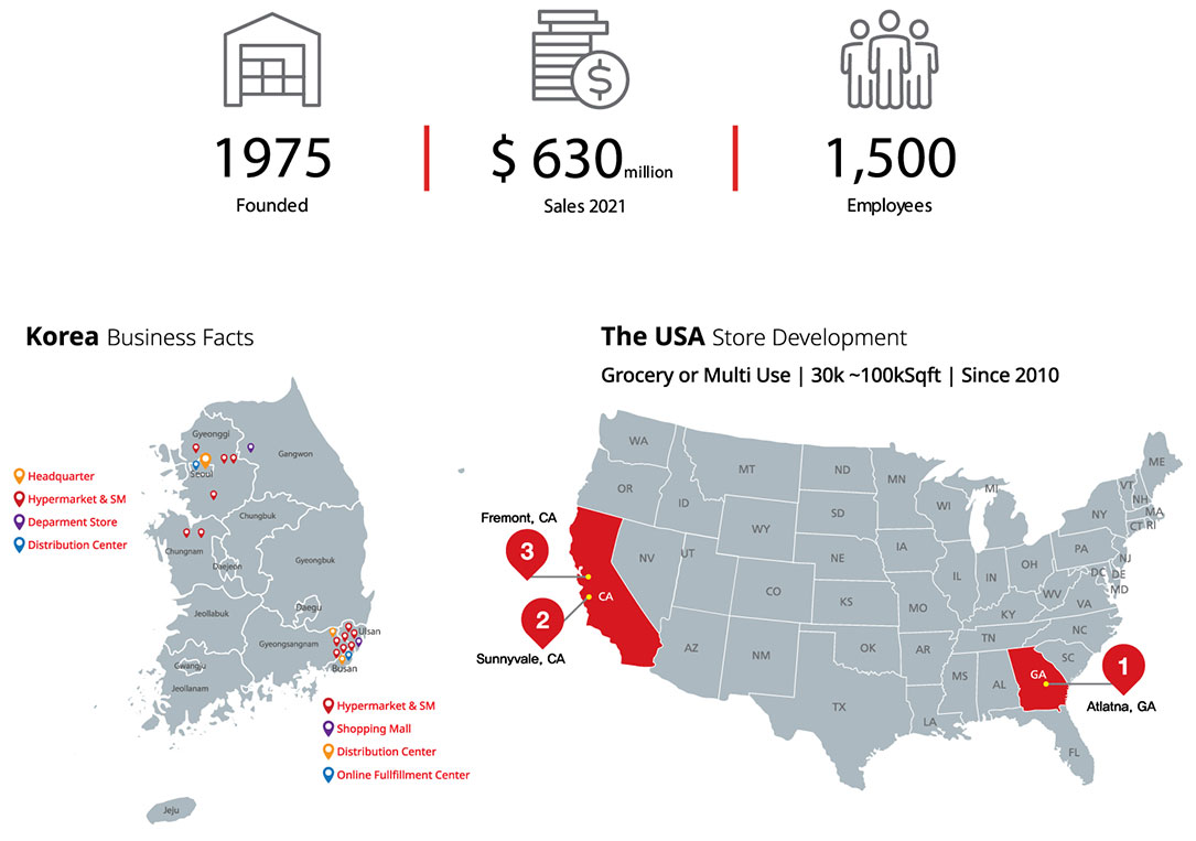 MAP OF FRANCHISE